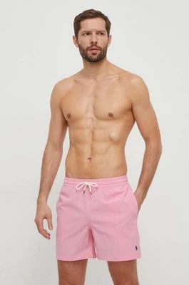 Polo Ralph Lauren szorty kąpielowe kolor różowy