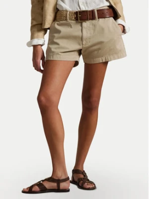 Polo Ralph Lauren Szorty materiałowe 211963798001 Beżowy Straight Fit