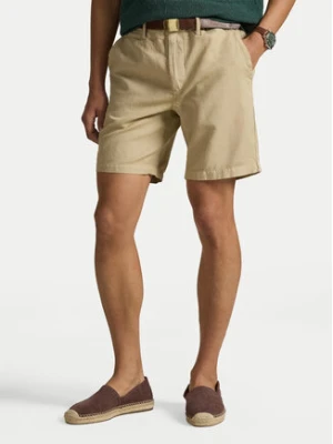 Polo Ralph Lauren Szorty materiałowe 710741375024 Beżowy Regular Fit