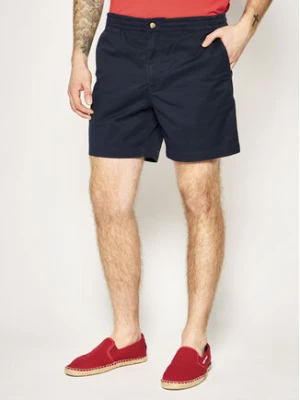 Polo Ralph Lauren Szorty materiałowe Prepster 710644995 Granatowy Classic Fit