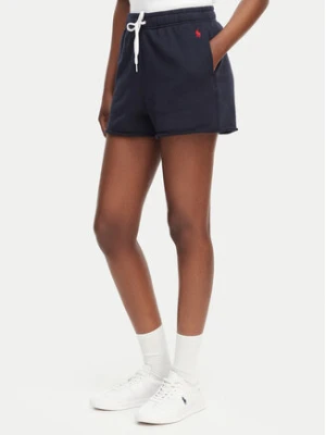 Polo Ralph Lauren Szorty sportowe 211965103004 Granatowy Straight Fit