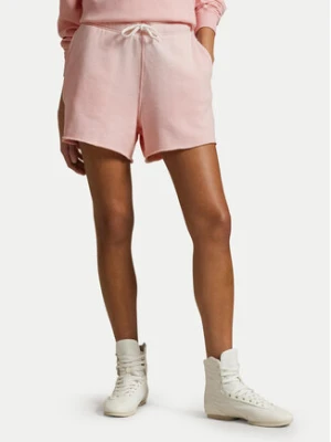 Polo Ralph Lauren Szorty sportowe 211965103006 Różowy Straight Fit
