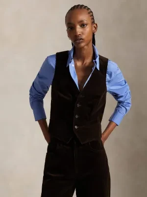 Zdjęcie produktu POLO RALPH LAUREN Sztruksowa kamizelka Concept | Regular Fit