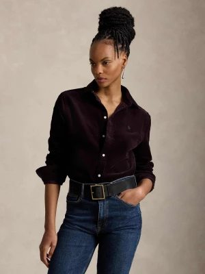 POLO RALPH LAUREN Sztruksowa koszula | Classic fit fioletowy
