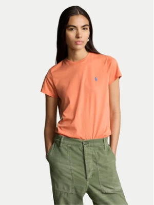 Polo Ralph Lauren T-Shirt 211898698024 Pomarańczowy Regular Fit