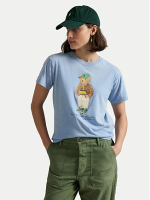Polo Ralph Lauren T-Shirt 211971730001 Błękitny Relaxed Fit
