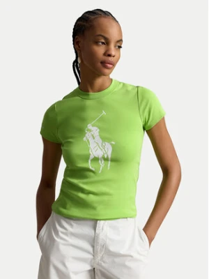 Zdjęcie produktu Polo Ralph Lauren T-Shirt 211A96259004 Zielony jasny Slim Fit