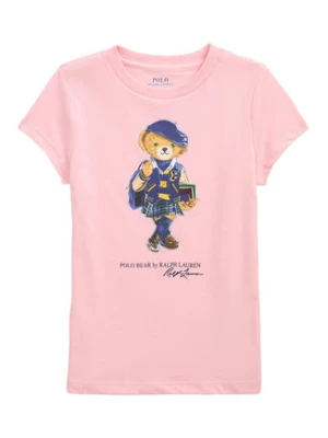 Polo Ralph Lauren T-Shirt 312961230001 Różowy Regular Fit
