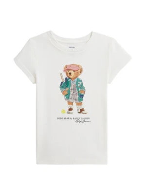 Polo Ralph Lauren T-Shirt 312971122002 Biały Regular Fit