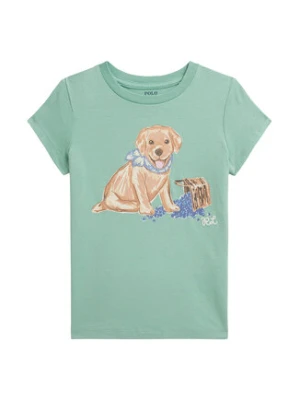 Polo Ralph Lauren T-Shirt 312A11768001 Zielony Regular Fit