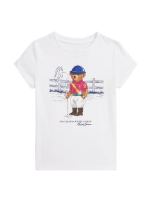 Polo Ralph Lauren T-Shirt 312A96120001 Biały Regular Fit