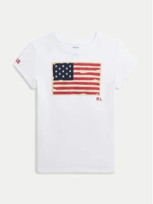 Polo Ralph Lauren T-Shirt 313901144005 Biały Regular Fit
