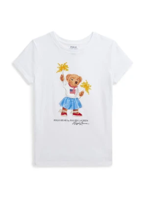 Polo Ralph Lauren T-Shirt 313942856001 Biały Regular Fit