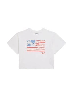 Polo Ralph Lauren T-Shirt 313A11751001 Biały Boxy Fit