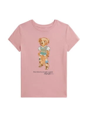 Polo Ralph Lauren T-Shirt 313B20033001 Różowy jasny Regular Fit