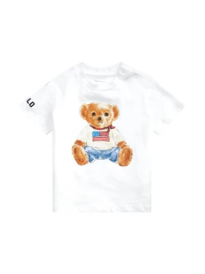 Polo Ralph Lauren T-Shirt 320844731001 Biały Regular Fit