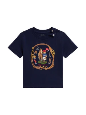 Polo Ralph Lauren T-Shirt 320A96608001 Granatowy Regular Fit