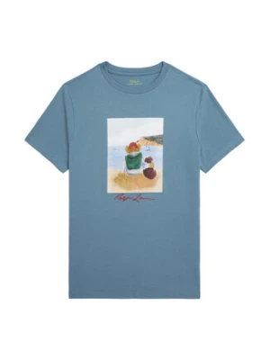 Polo Ralph Lauren T-Shirt 323A12424001 Niebieski Regular Fit