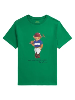 Polo Ralph Lauren T-Shirt 323A96607001 Zielony Regular Fit