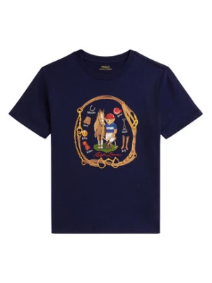 Polo Ralph Lauren T-Shirt 323A96608001 Granatowy Regular Fit