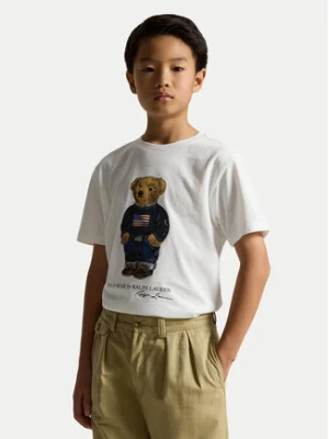 Polo Ralph Lauren T-Shirt 323P00508001 Biały Regular Fit
