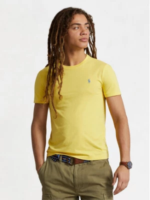 Polo Ralph Lauren T-Shirt 710671438358 Żółty Custom Slim Fit