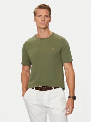 Polo Ralph Lauren T-Shirt 710671438389 Zielony Custom Slim Fit
