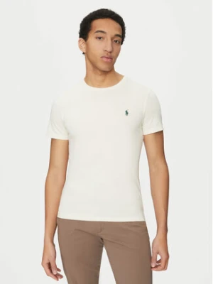 Polo Ralph Lauren T-Shirt 710671438421 Écru Slim Fit