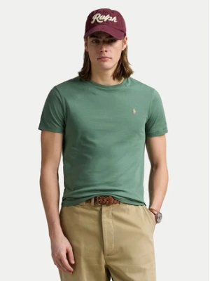 Polo Ralph Lauren T-Shirt 710671438432 Zielony Custom Slim Fit