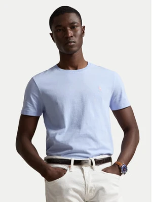 Polo Ralph Lauren T-Shirt 710671438528 Niebieski jasny Regular Fit