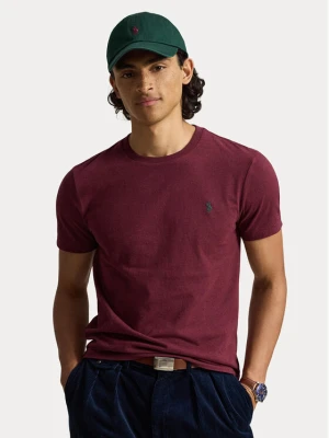 Polo Ralph Lauren T-Shirt 710671438545 Bordowy Slim Fit