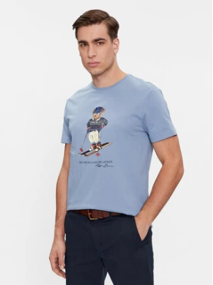 Polo Ralph Lauren T-Shirt 710853310027 Niebieski Slim Fit