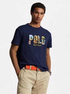 Polo Ralph Lauren T-Shirt 710934738001 Granatowy Classic Fit