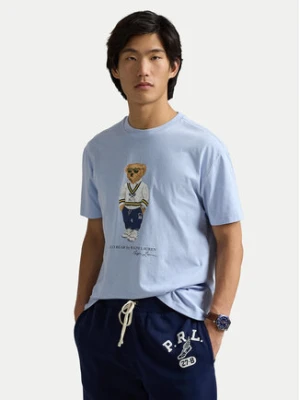 Polo Ralph Lauren T-Shirt 710973137001 Błękitny Slim Fit