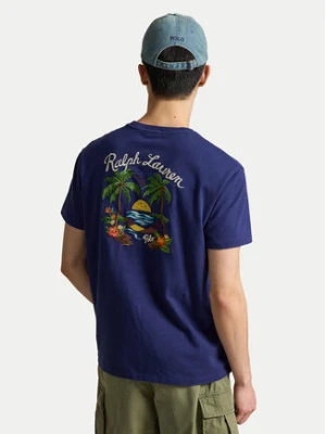 Polo Ralph Lauren T-Shirt 710B14586001 Granatowy Classic Fit