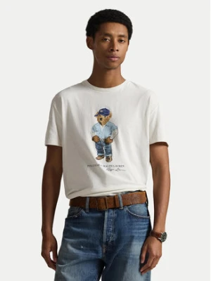 Polo Ralph Lauren T-Shirt 710B14615001 Biały Regular Fit