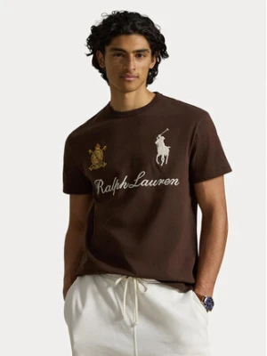 Polo Ralph Lauren T-Shirt 710B20010002 Brązowy Regular Fit