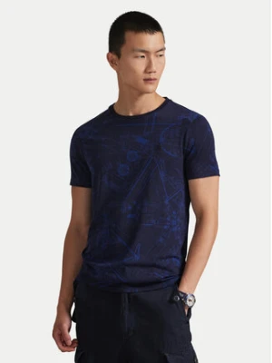 Polo Ralph Lauren T-Shirt 710P04019001 Granatowy Custom Slim Fit
