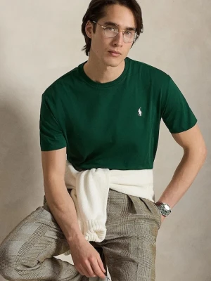 Polo Ralph Lauren T-shirt basic męski bawełniany zielony