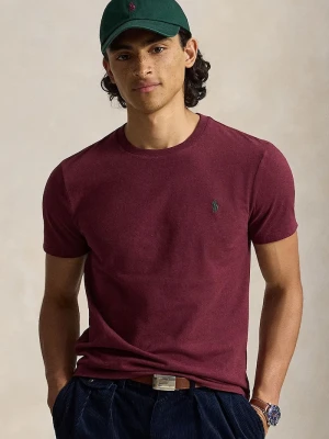 Polo Ralph Lauren T-shirt basic męski bawełniany bordowy