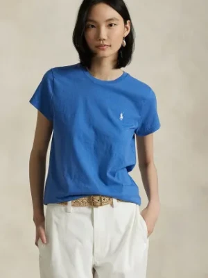 Polo Ralph Lauren t-shirt bawełniany damski kolor niebieski 211898698