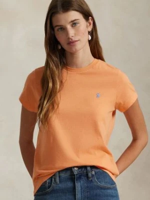 Polo Ralph Lauren t-shirt bawełniany damski kolor pomarańczowy 211898698