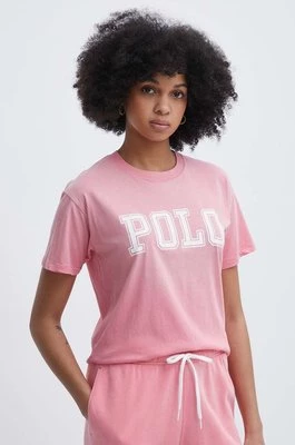 Polo Ralph Lauren t-shirt bawełniany damski kolor różowy 211935591