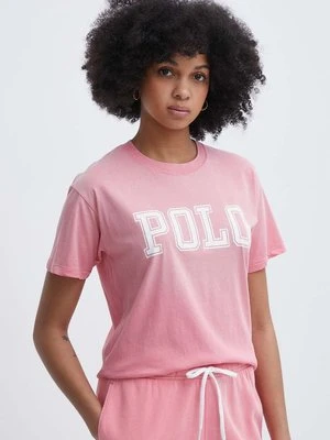 Polo Ralph Lauren t-shirt bawełniany damski kolor różowy 211935591