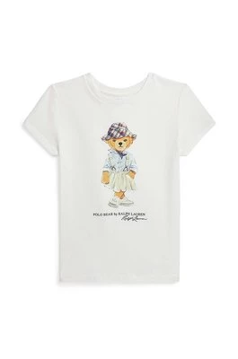 Polo Ralph Lauren t-shirt bawełniany dziecięcy kolor biały 313941151002