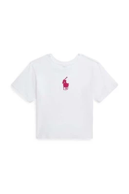 Polo Ralph Lauren t-shirt bawełniany dziecięcy kolor biały