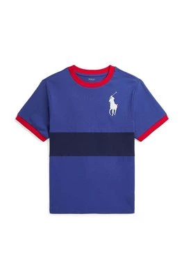 Polo Ralph Lauren t-shirt bawełniany dziecięcy kolor czerwony z nadrukiem 323942110002