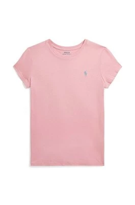 Polo Ralph Lauren t-shirt bawełniany dziecięcy kolor różowy 313941106001