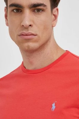 Polo Ralph Lauren t-shirt bawełniany kolor czerwony