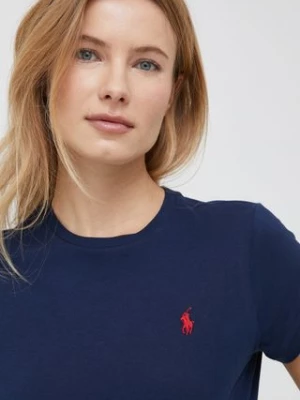 Polo Ralph Lauren t-shirt bawełniany kolor granatowy 211898698